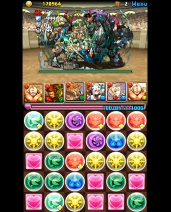 パズドラ キン肉マンでソロ 極限の闘技場3 をクリアしている動画 今からでも遅くないパズドラ攻略