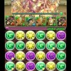 【パズドラ】クラジュ入り覚醒バステトで「極限の闘技場」をクリアしている動画